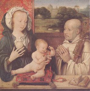 CLEVE, Joos van The Virgin and Child with a Dominican (mk05) Germany oil painting art